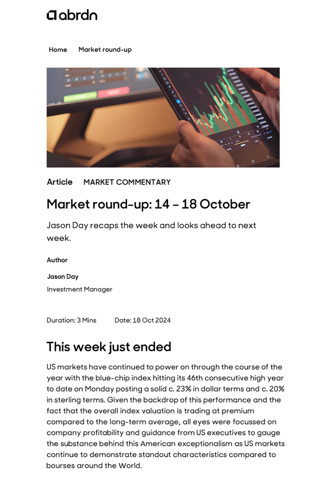 Market Roundup